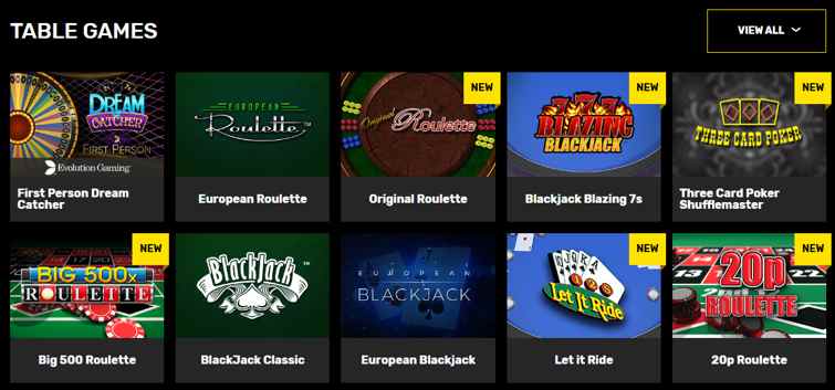 hyper_casino_table_games_first_person_dream_catcher_european_roulette_three_card_poker_shufflemaster